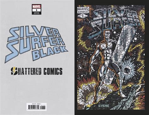 Silver Surfer Black 1 Shattered Comics Variant Comicsheatingup