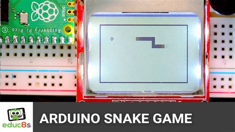 Arduino Snake Game With Raspberry Pi Pico And Nokia Lcd Youtube