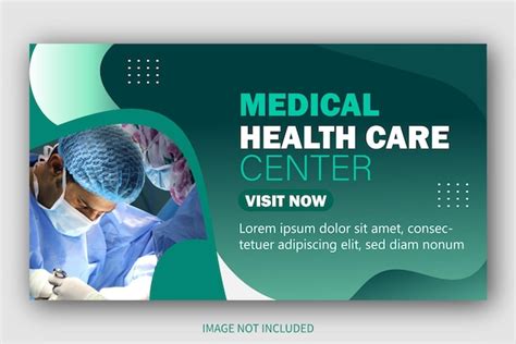Premium Vector Medical Healthcare Youtube Thumbnail Web Banner Video