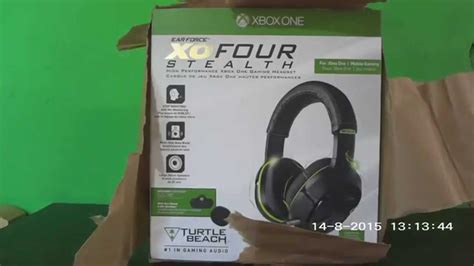 Unboxing Fone Ear Force XO Four Stealth Da Turtle Beach XBox One