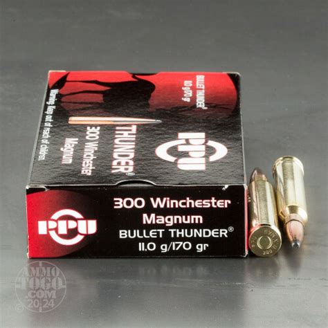 300 Winchester Magnum Pointed Soft Point Psp Ammo For Sale By Prvi Partizan 20 Rounds
