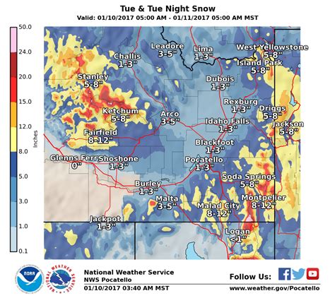 Western Us Continues To Get Hit With Heavy Snowfall 50 Of Snow For