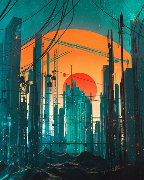 Dangiuz On Twitter Cyberpunk Cyberpunk Aesthetic City Illustration