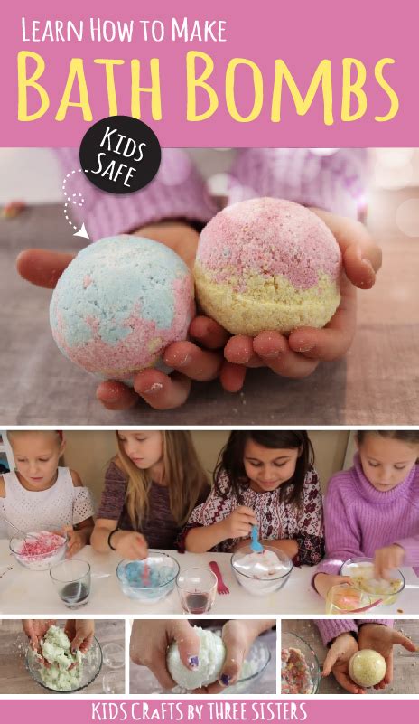 How To Make Diy Bath Bombs With An Easy Recipe For Kidskids Crafts By