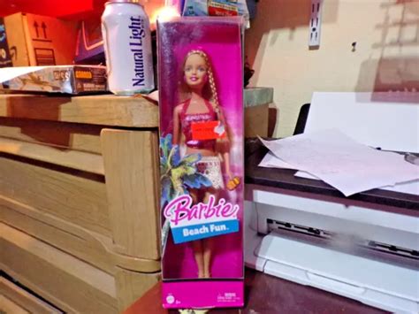 Mattel 2005 Beach Fun Barbie Doll J0697 New 20 00 Picclick