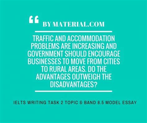 Ielts Advantagedisadvantage Essay Of Band 85 Topic Traffic