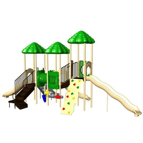 Uplay Rainbow Lake Triple Deck Commercial Playsystem Playful
