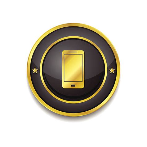 Best Gold Mobile Phone Illustrations Royalty Free Vector Graphics
