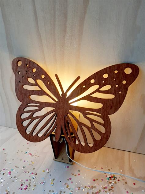 Butterfly Wall Light Woodtechie