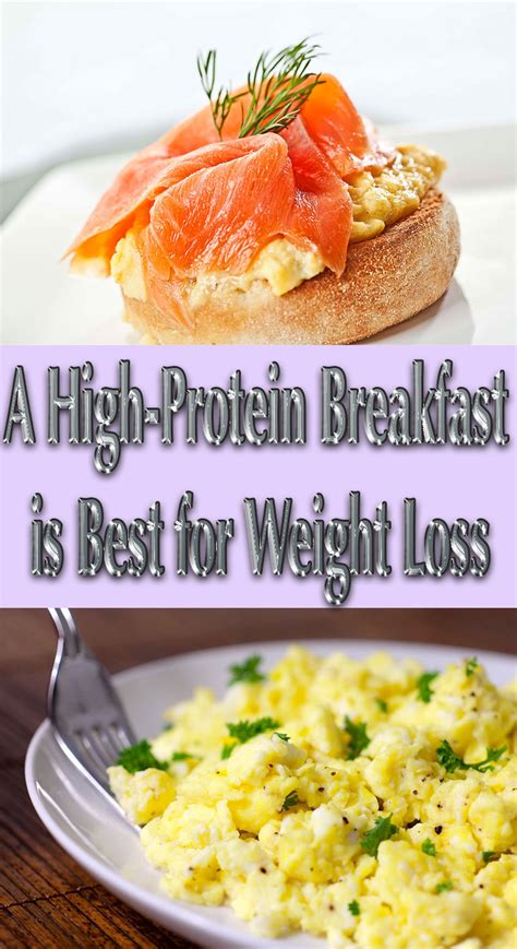 A High Protein Breakfast Is Best For Weight Loss