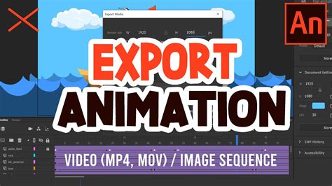 How To Export Animations From Adobe Animate Cc To Video Files Mp
