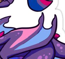 Bisexual Pride Flag Dragon Stickers By Kmp Redbubble