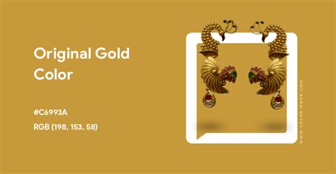 Metallic Gold Rgb Color Chart