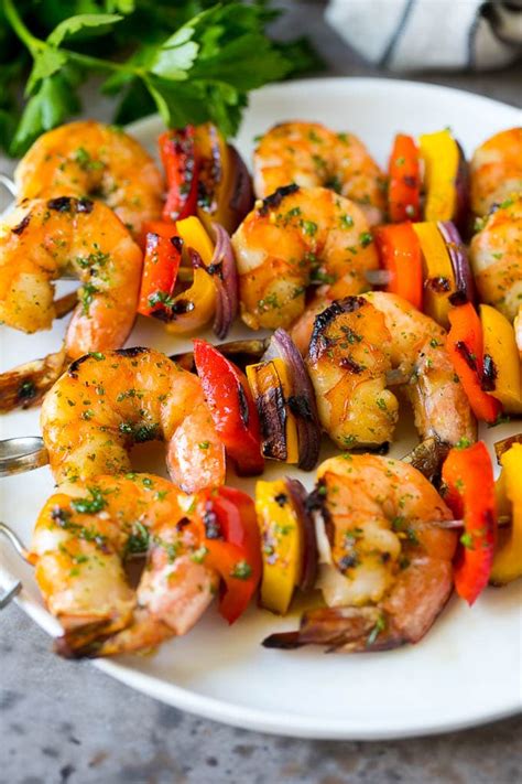 Grilled shrimp and pineapple skewers. Shrimp & Veggie Kabobs - UW Provision Company