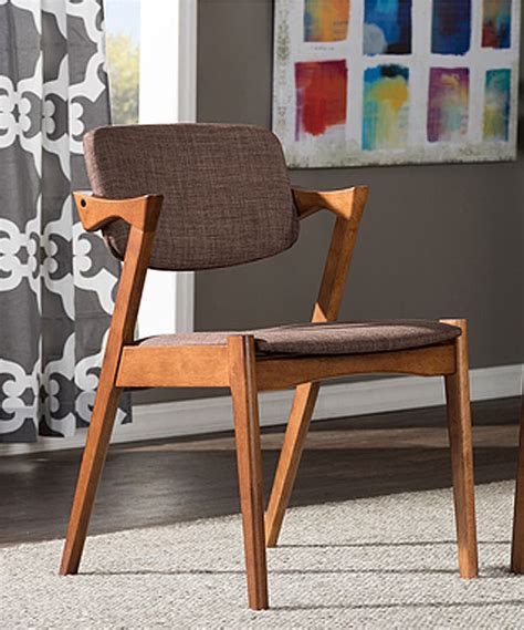 Look At This Dark Brown Walnut Dining Armchair Set Of Two On Zulily