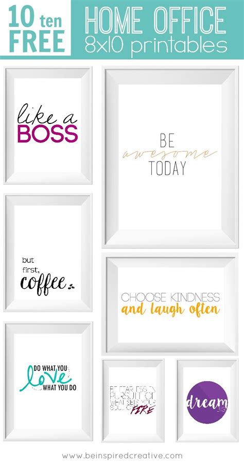 Cubicle Decor Printable Office Wall Art Funny Office Signs Etsy