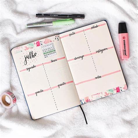 Bullet Journal Aprenda Como Começar E Inspire Se Com Páginas Fofas