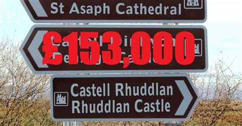 Obscene £153000 Price Tag Of Four New Brown Signs On A55 Daily Post