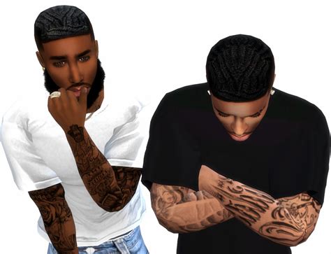 Waves On Swim All Ages Sims 4 Cc Skin Waves Hairstyle Men Toddler Hair