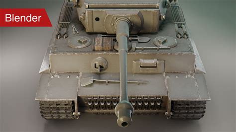 3d Tiger 1 Tank Pbr Turbosquid 1484547