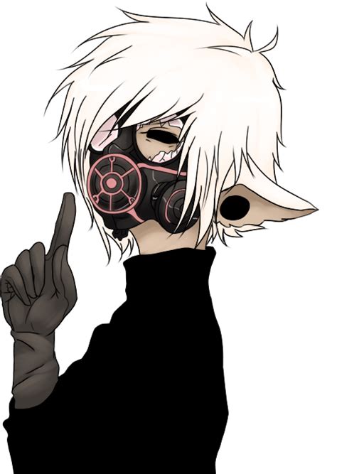 Anime Boy Gas Mask Masks