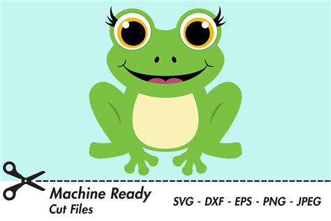 Cute Girl Frog Graphic By Captaincreative · Creative Fabrica