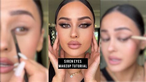 siren eyes makeup tutorial transformation🚨 l christen dominique youtube