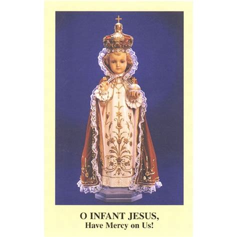 Devotion To The Infant Jesus Of Prague St Jude Shop Inc