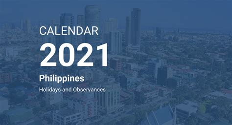 Free Printable 2021 Calendar With Holidays Philippines Calendars Are