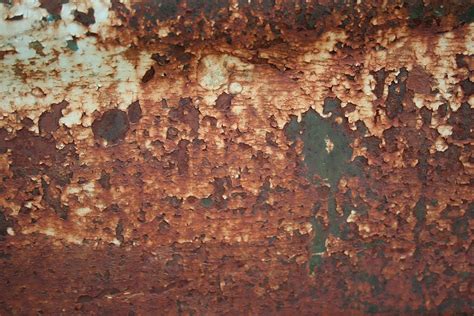 Rust A Wall Old Cracks Metal Texture Backgrounds Metal Texture
