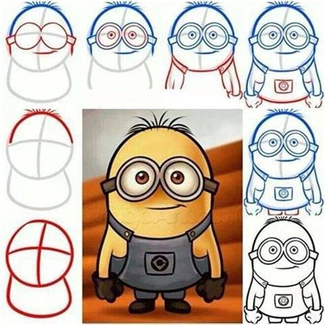 How To Draw Me Art Drawings Minions Drawings