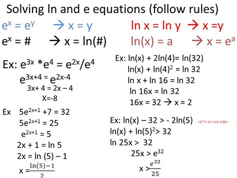 how to solve for x in a natural log equation tessshebaylo