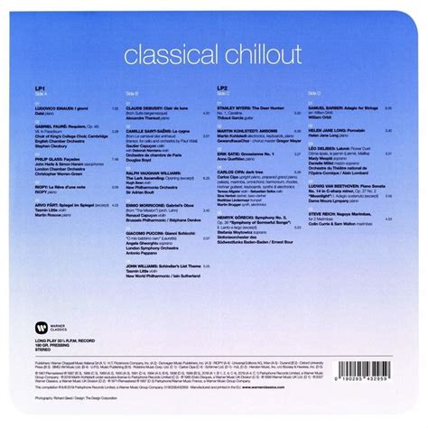 Various Artists Classical Chillout Vinyl Record 2lp Vinylvinyl