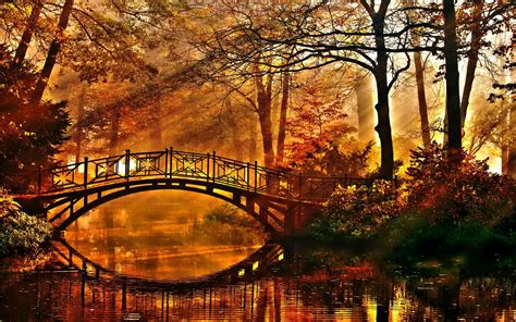 Autumn Bridge Wallpapers Top Free Autumn Bridge Backgrounds
