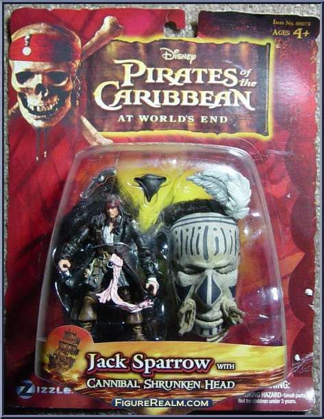 Captain Jack Sparrow Cannibal Shrunken Head Pirates Of The