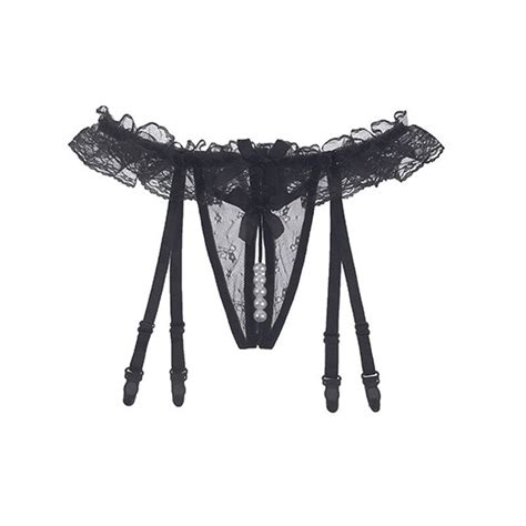 Hot Blackwhite Lace Floral Top Sexy Garter Belt For Stockings Women