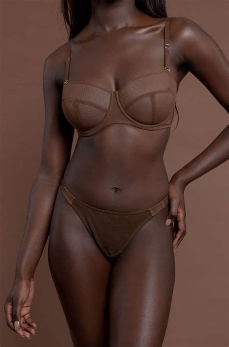 This Lingerie Line Offers Chic Nude Underwear For Dark Skin Tones