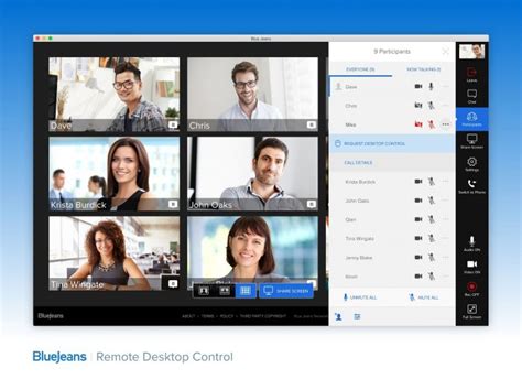 When the video meeting begins, click start recording and select the area you want to capture. Control remote desktops with new BlueJeans update ...