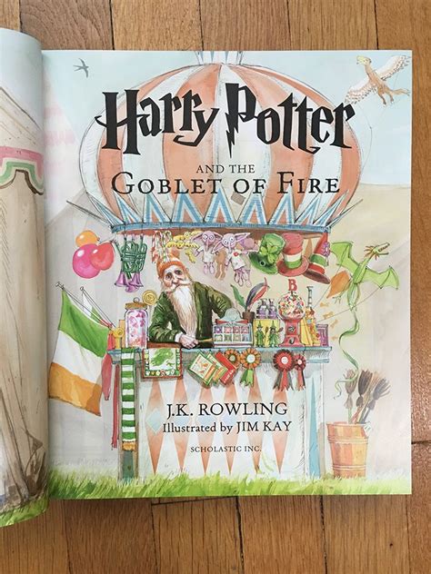 I took a few photos of the illustrations and they are colorful, vibrant and just lovely. Harry Potter And The Order Of The Phoenix Illustrated Book ...