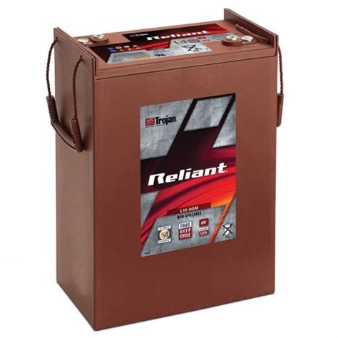 Trojan Battery Reliant L16 Agm Deep Cycle Sealed Agm Battery Res Supply