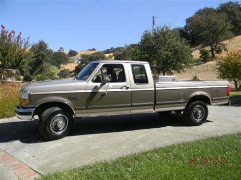 Great Hard Working 1992 Ford F250 Xlt Extended Cab Truck For Sale