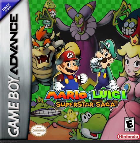 Viewing Full Size Mario And Luigi Superstar Saga Box Cover
