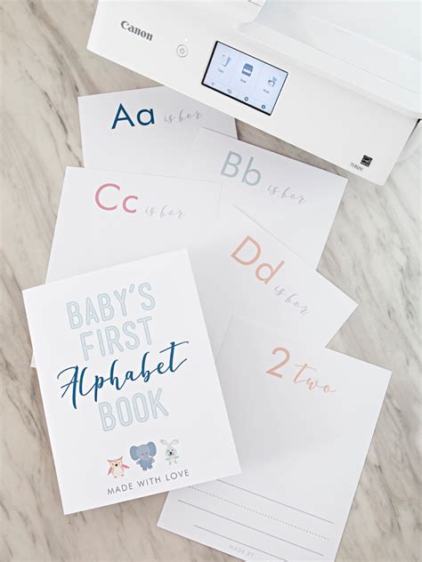 This Free Printable Babys First Alphabet Book Is The Cutest