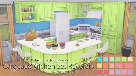 My Sims 4 Blog Kitchen Counter Recolors By Pixelsimdreams