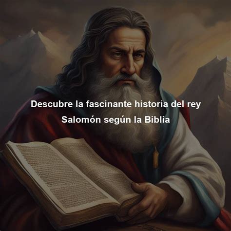 Descubre La Fascinante Historia Del Rey Salom N Seg N La Biblia