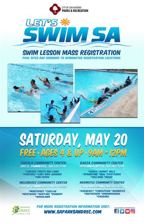 Lets Swim Sa 2017 Swim Lesson Registration