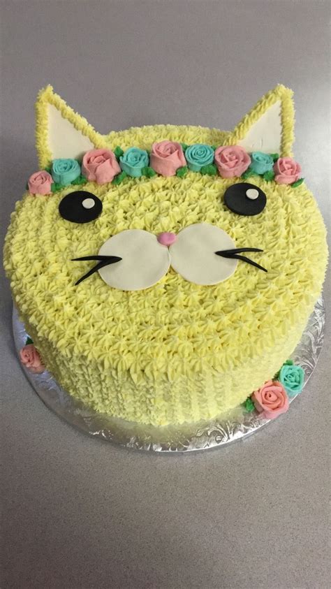 Buttercream Cat Cake Cake Creations By Leah