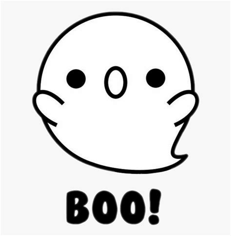 Kawaii White Ghost Boo Halloween Cute Ghost Drawing Easy Free