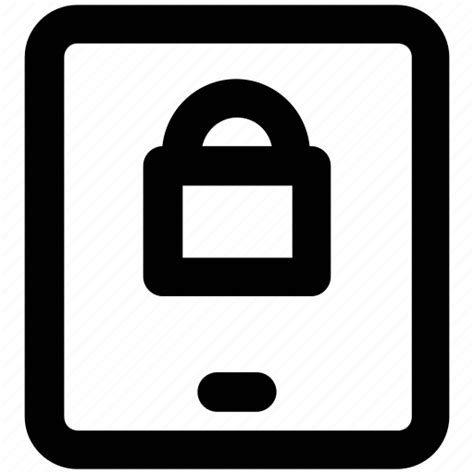 Data security, defense, locked, mobile access, mobile lock, mobile phone, phone safety icon