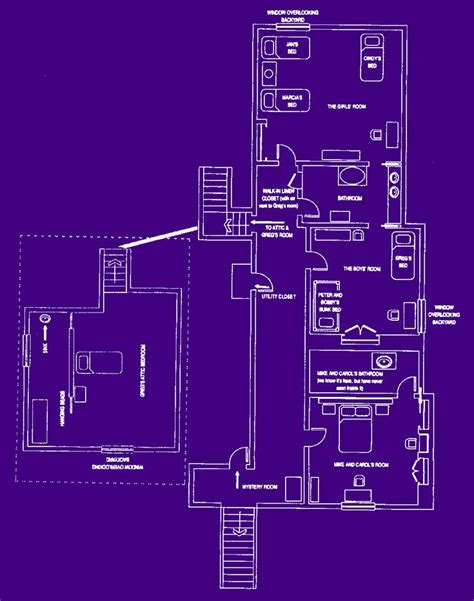 Marvelous Brady Bunch House Floor Plan On Interior Design Ideas For